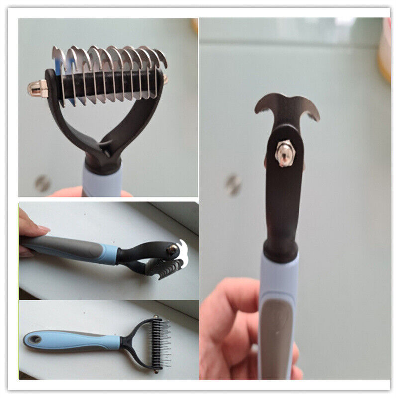 Double-Sided Deshedding & Dematting Rake