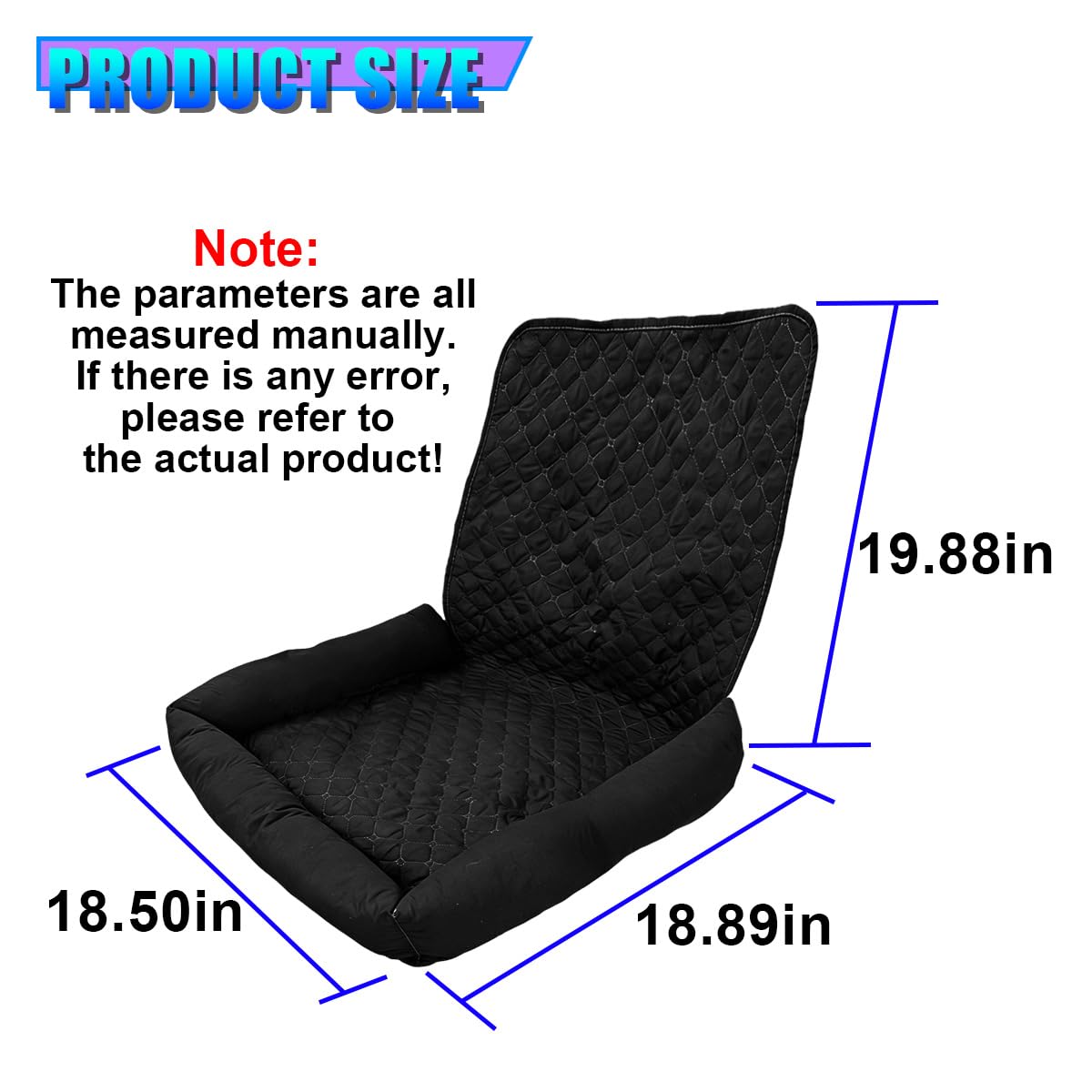 Waterproof Dog Car Booster Seat