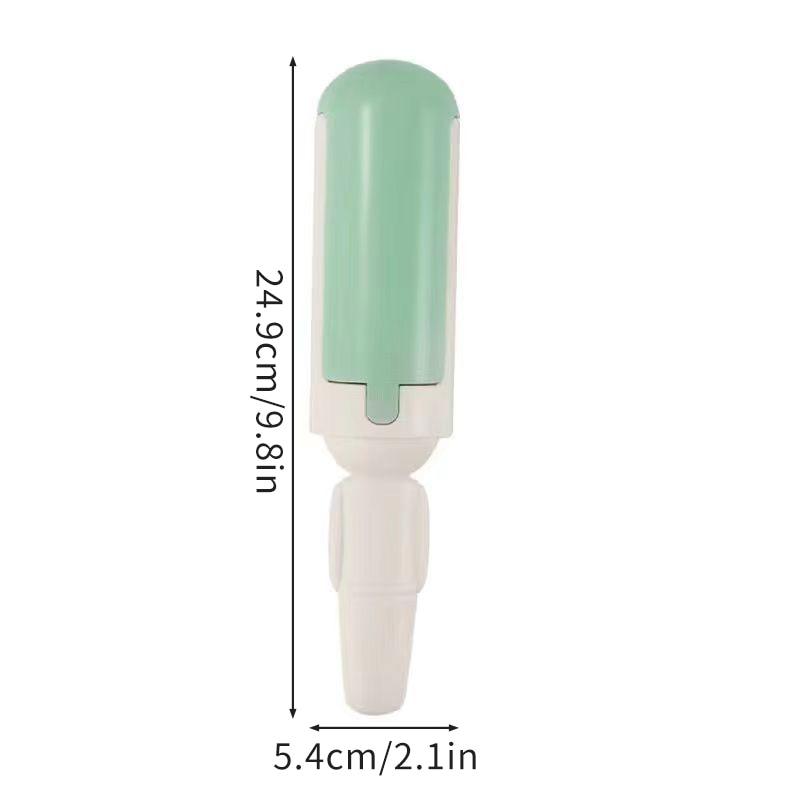 Reusable Double-Sided Pet Hair Brush with Self-Cleaning Base