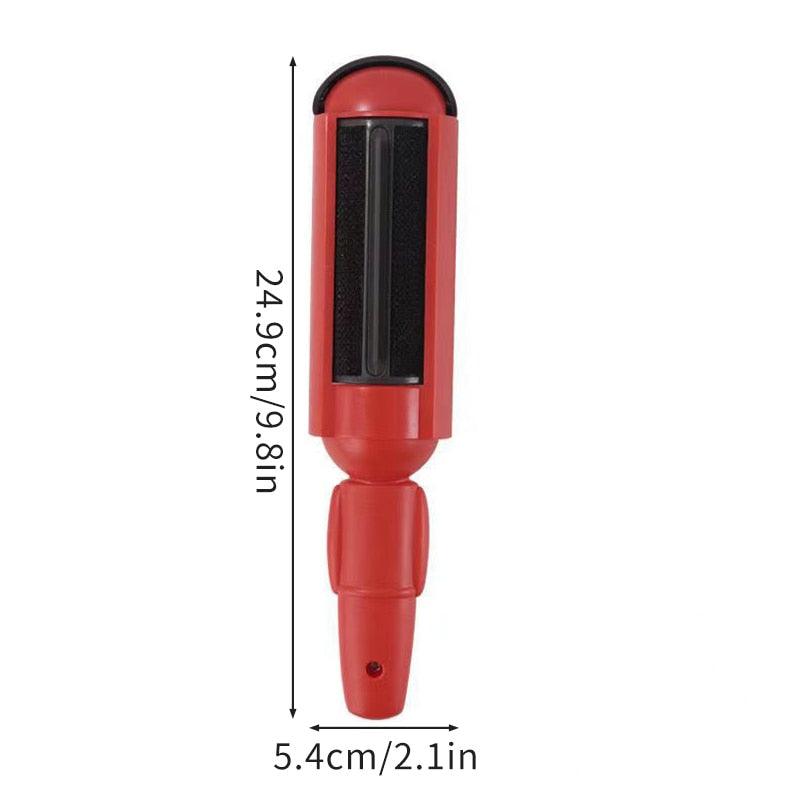 Reusable Double-Sided Pet Hair Brush with Self-Cleaning Base